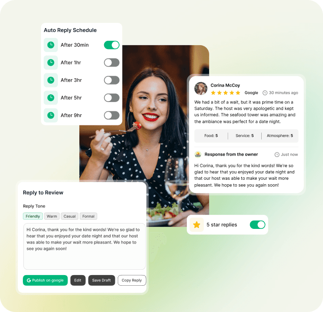 RestruHub AI reply workflow